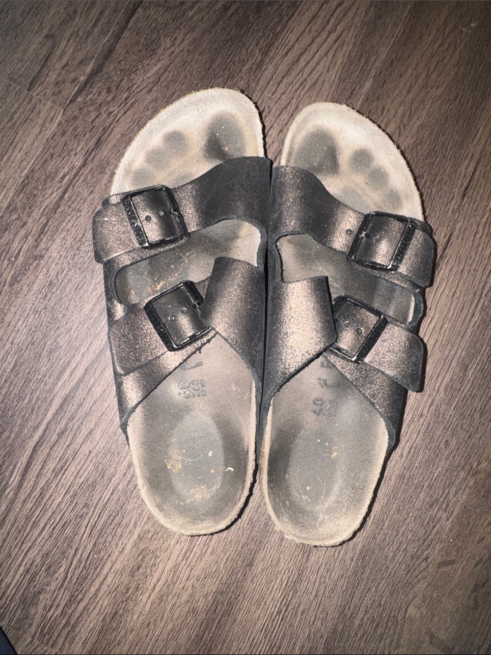 Birkenstock Arizona Slides Metallic Bronze